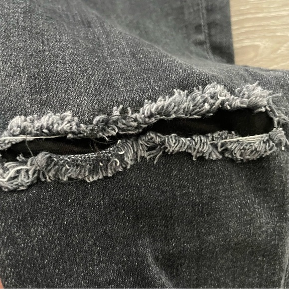 Rag & Bone Nina High-Rise Ankle Skinny Jeans - Washed Black, Size 28 - Picture 5 of 12